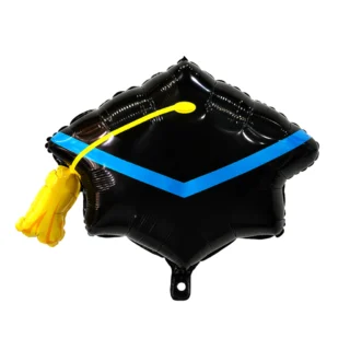 Birrete 18" gorro de egresado negro