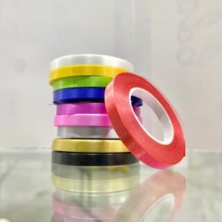 Cinta ribbonette 5mm x 10m ROJO (1 unidad)