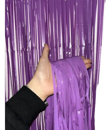 Cortina violeta mate