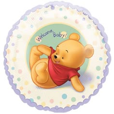 ANAGRAM 18" WINNIE POOH WELCOME BABY