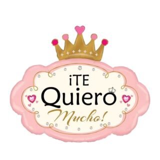 24" nube rosa "te quiero mucho"