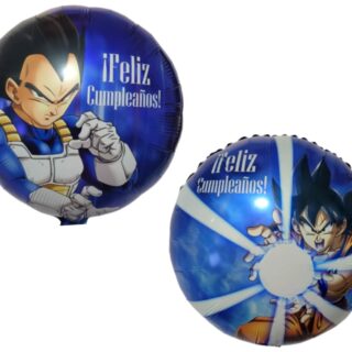18" dragon ball azul doble