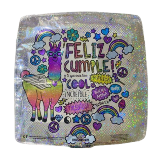 ANAGRAM Feliz Cumpleaños 9" llama
