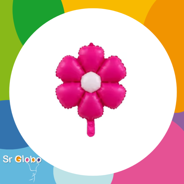 Flor 18" Fucsia chica