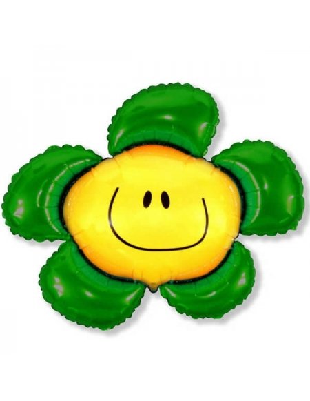 ANAGRAM 14" Flor verde sonriente smile