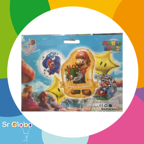 SET Mario Bross (5 unidades)