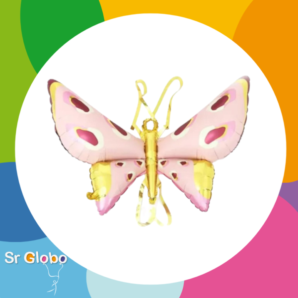 Mariposa 24" rosa