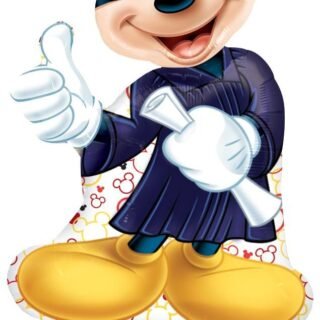 ANAGRAM 24" Mickey egresado