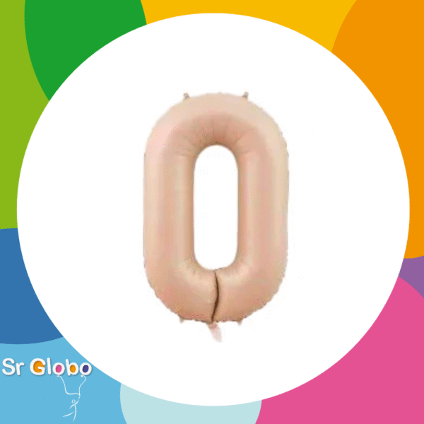 Número 0 beige 32" (2 unidades)