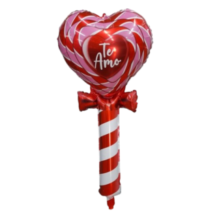 Paleta corazon "TE AMO" 60cm