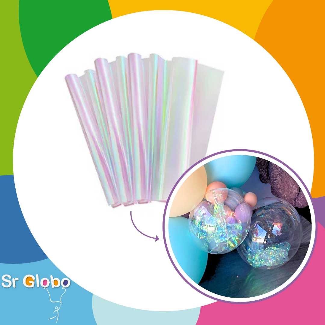 Papel coreano 50x50cms iridiscente tornasol (10 hojas)