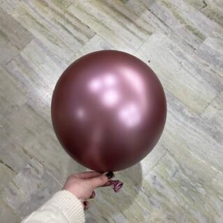 GEMAR Shiny cromado 12" pink (25 unidades)