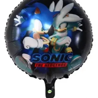 Sonic 18" fondo negro redondo