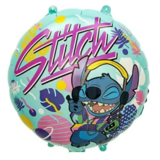 18" stich con audifonos fondo aqua