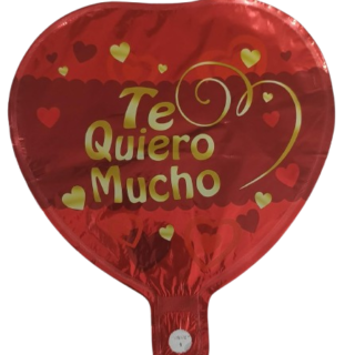 9" te quiero mucho rojo