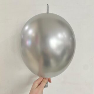 GLOBO TIP link 12" cromado plata (25 unidades)