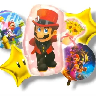 SET Mario Bross elegante (5 unidades)