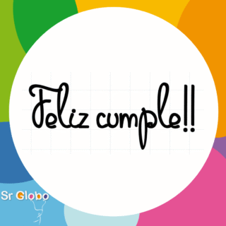 ploteo / vinilo feliz cumpleaños negro 20 cms
