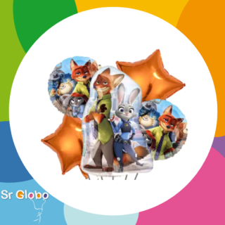 SET zootopia (5 unidades)